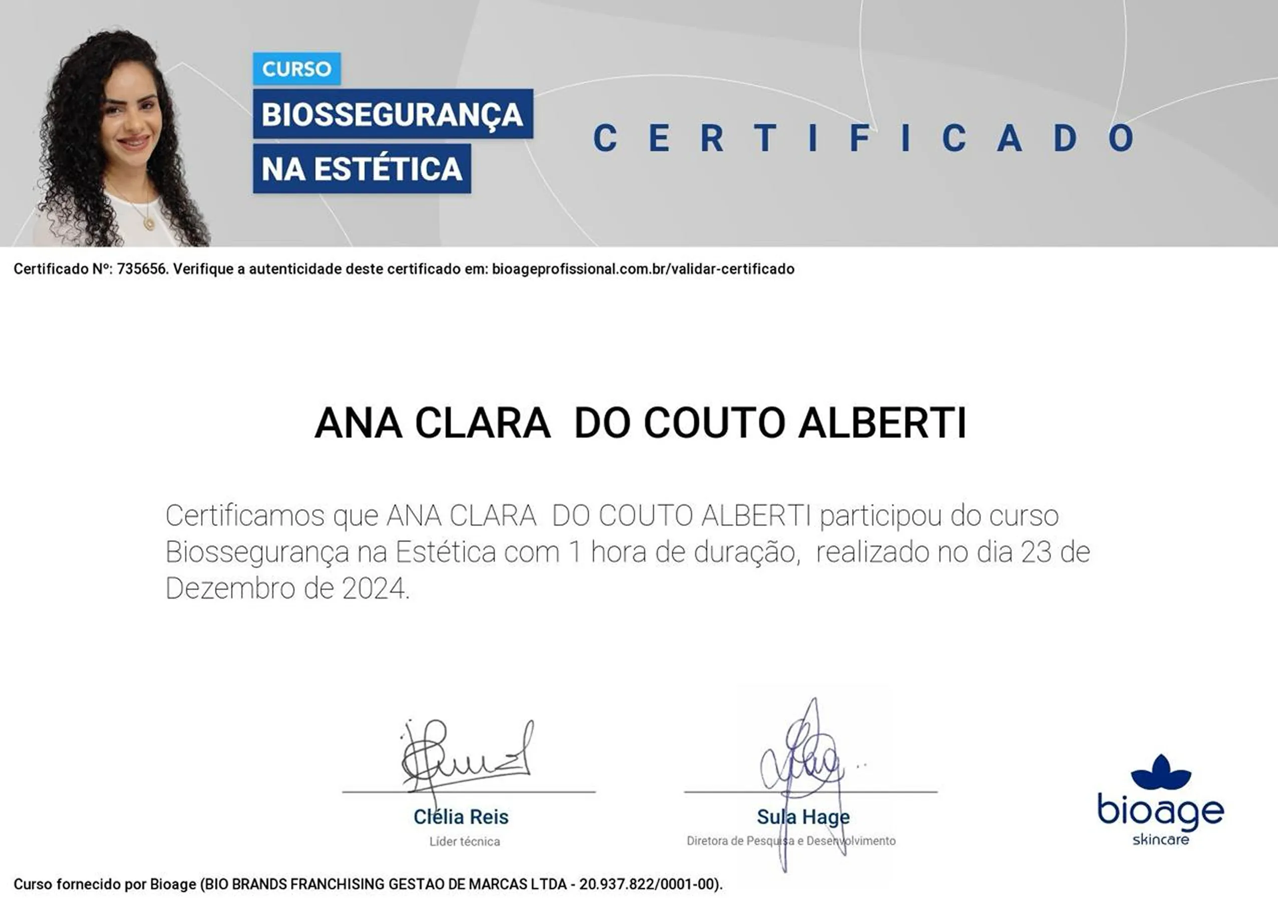 Curso Biossegurança na Estética
